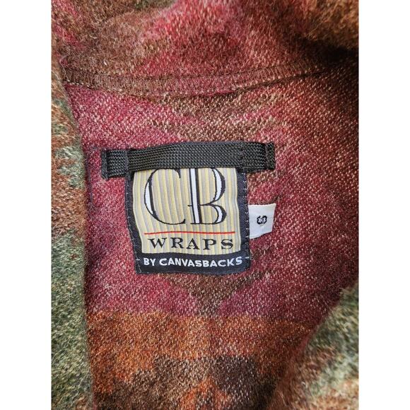 Vtg Canvasbacks Vest Mens Small Brown Aztec Southwestern Wool Mohair Blend US - Picture 6 of 8